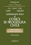 Commentario breve al codice di procedura civile. Complemento giurisprudenziale. Con CD-ROM