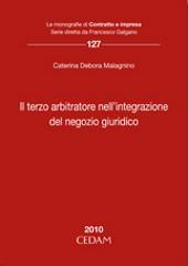 Il terzo arbitratore nell'integrazione del negozio giuridico