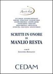 Scritti in onore di Manlio Resta