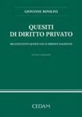 Quesiti di diritto privato. Milleduecento quesiti con le risposte ragionate