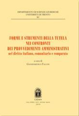 Forme e strumenti della tutela nei confronti dei provvedimenti amministrativi nel diritto italiano, comunitario e comparato