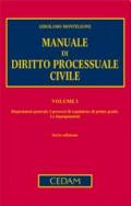 Manuale di diritto processuale civile: 1