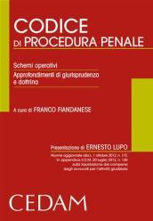 Codice di procedura penale. Schemi operativi. Approfondimenti di giurisprudenza e dottrina