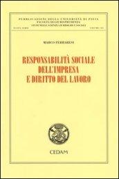 Responsabilità sociale dell'impresa e diritto del lavoro