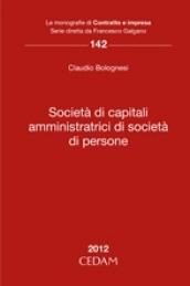 Società di capitali amministratrici di società di persone