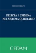 Delicta e crimina nel sistema giudiziario