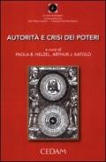 Autorità e crisi dei poteri