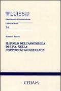 Il ruolo dell'assemblea di S.P.A. nella corporate governance