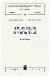 Percorsi europei di diritto penale