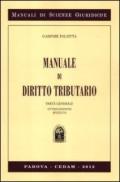 Manuale diritto tributario. Parte generale