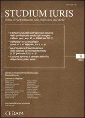 Studium iuris. Rivista per la formazione nelle professioni giuridiche (2012): 9