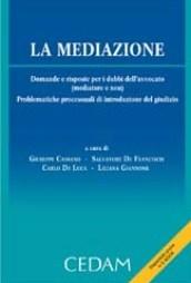 La mediazione. Domande e risposte per i dubbi dell'avvocato (mediatore e non). Problematiche processuali di introduzione del giudizio