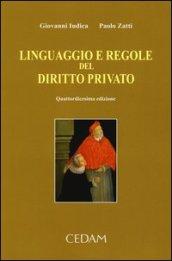 Linguaggio e regole del diritto privato