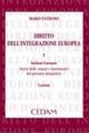 Diritto dell'integrazione europea. Lezioni. 1.Initium Europae. Storia delle origini e fondamenti del processo integrativo