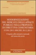 Modernizzazione del mercato degli appalti pubblici nella proposta di direttiva comunitaria