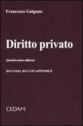 Diritto privato. Con appendice