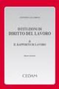 Istituzioni di diritto del lavoro. 2.Il rapporto di lavoro