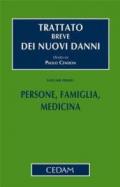 Trattato breve dei nuovi danni. 1.Persone, famiglia, medicina