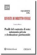 Profili del contratto di rete: autonomia privata e destinazione patrimoniale