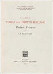 Lezioni di storia del diritto italiano. Diritto privato: 2
