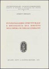 Funzionalismo strutturale e sociologia del diritto nell'opera di Niklas Luhmann