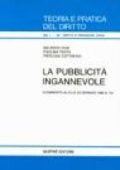 La pubblicità ingannevole. Commento al DL n. 74 del 25 gennaio 1992