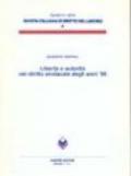 Libertà e autorità nel diritto sindacale degli anni '90