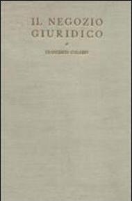 Il negozio giuridico. Lezioni di storia del diritto italiano