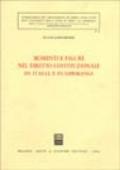 Momenti e figure nel diritto costituzionale in Italia e in Germania