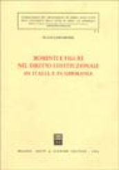 Momenti e figure nel diritto costituzionale in Italia e in Germania