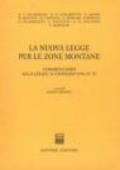 La nuova legge per le zone montane. Commentario alla Legge 31 gennaio 1994, n. 97