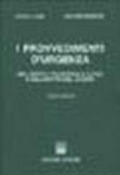 I provvedimenti d'urgenza nel diritto processuale civile e nel diritto del lavoro