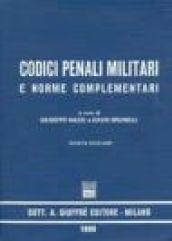 Codici penali militari e norme complementari