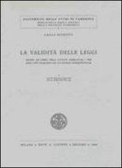 La validità delle leggi