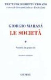 Le società. Le società in generale