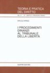I procedimenti dinanzi al tribunale della libertà