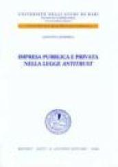 Impresa pubblica e privata nella legge antitrust