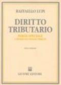 Diritto tributario. Parte speciale. I sistemi dei singoli tributi