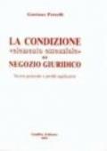 La condizione «Elemento essenziale» del negozio giuridico. Teoria generale e profili applicativi