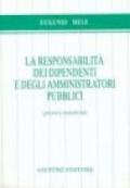 La responsabilità dei dipendenti e degli amministratori pubblici