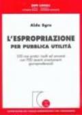 L'espropriazione per pubblica utilità