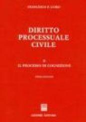 Diritto processuale civile. 2.Il processo di cognizione