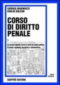 Corso di diritto penale. 1.Le norme penali: fonti e limiti di applicabilità. Il reato: nozione, struttura e sistematica