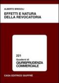 Effetti e natura della revocatoria