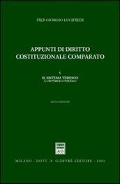 Appunti di diritto costituzionale comparato. 4.Il sistema tedesco (La Repubblica Federale)