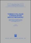 Verso una fase costituente delle regioni? Problemi di interpretazione della Legge costituzionale 22 novembre 1999, n. 1. Atti del Forum (Roma, 2000)