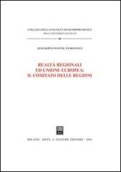 Realtà regionali ed unione europea: il comitato delle regioni