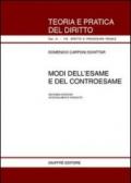 Modi dell'esame e del controesame