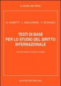 Testi di base per lo studio del diritto internazionale