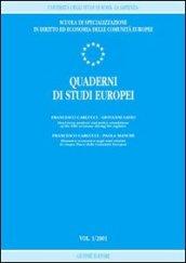 Quaderni di studi europei (2001). 1.